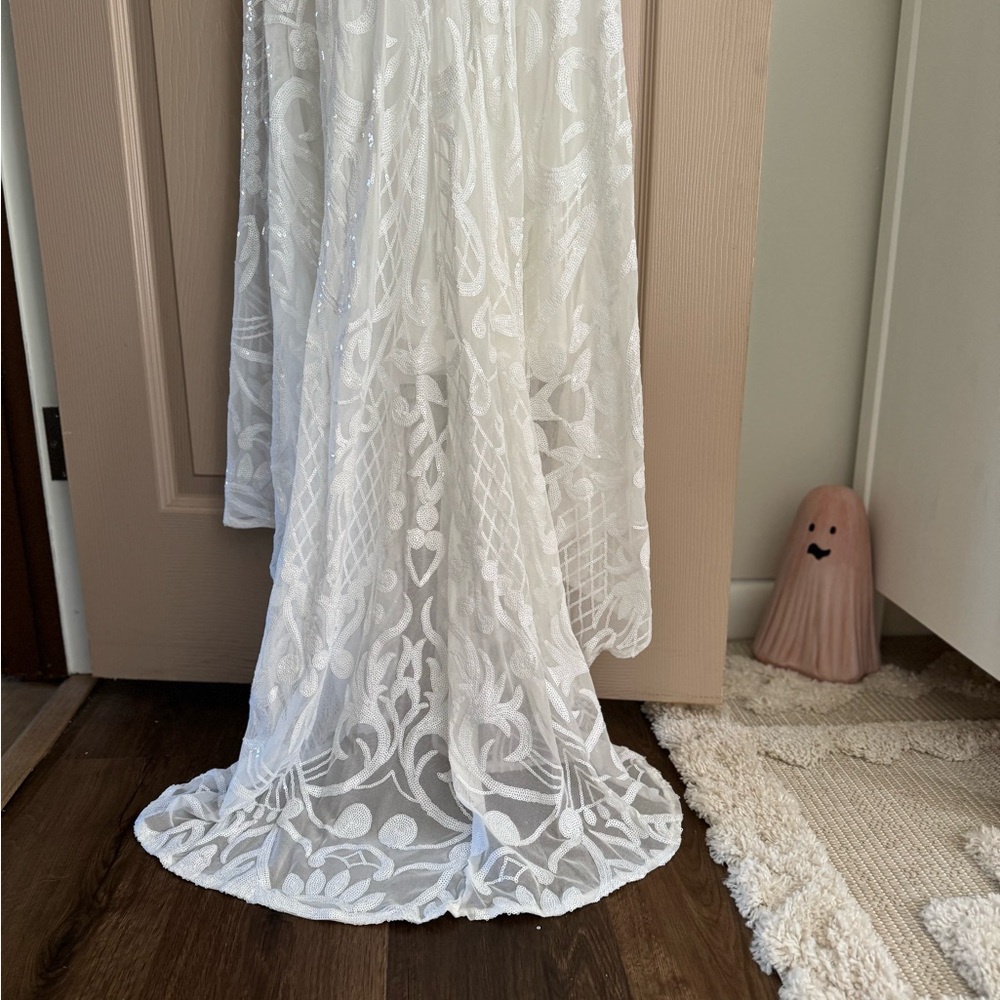 Wedding Dress, white lace NEW With Tags size 4